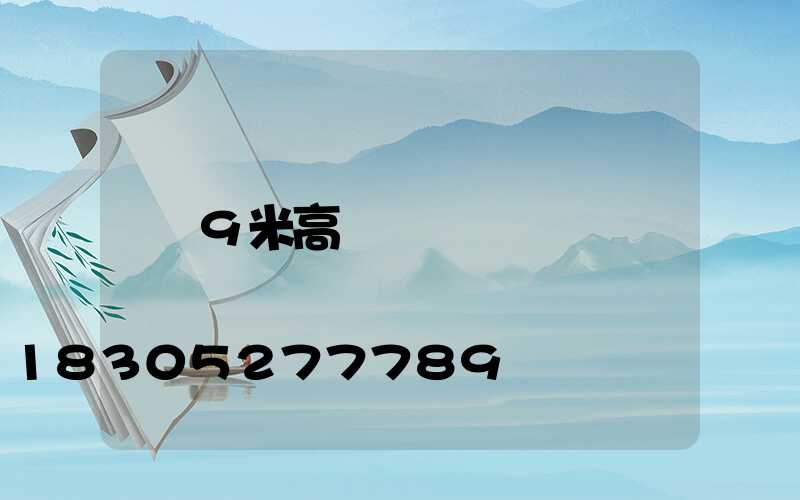 9米高桿燈