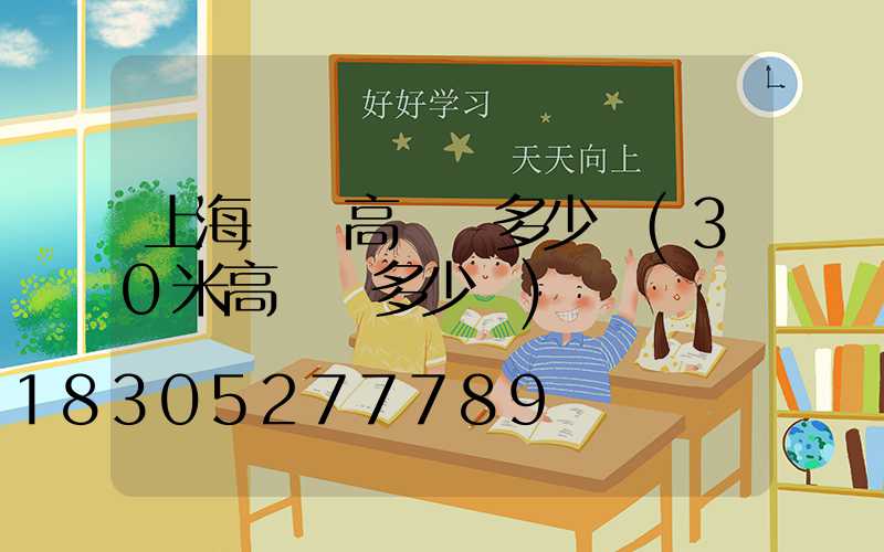 上海機場高桿燈多少錢(30米高桿燈多少錢)