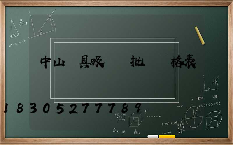 中山燈具吸頂燈批發價格表