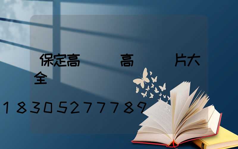 保定高桿燈(高桿燈圖片大全)