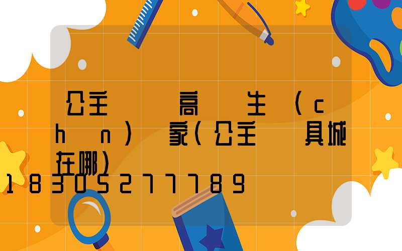 公主嶺廣場高桿燈生產(chǎn)廠家(公主嶺燈具城在哪)