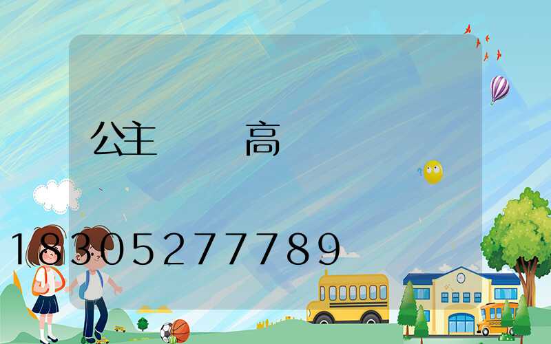公主嶺雙側高桿燈