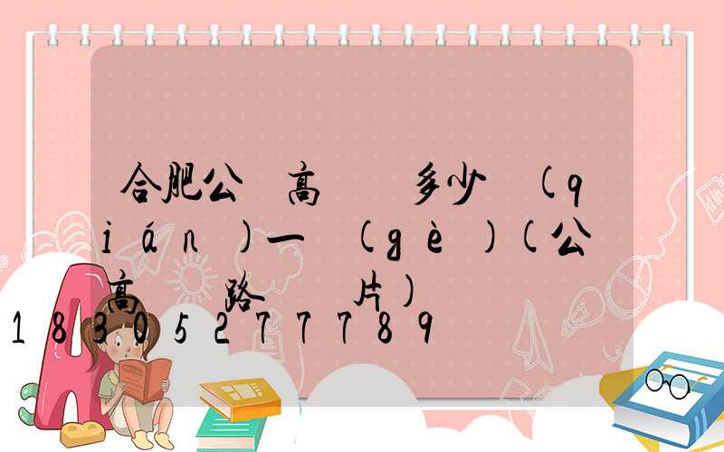 合肥公園高桿燈多少錢(qián)一個(gè)(公園高桿燈路燈圖片)