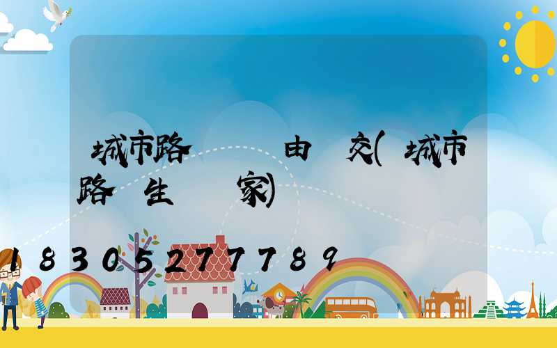城市路燈電費由誰交(城市路燈生產廠家)
