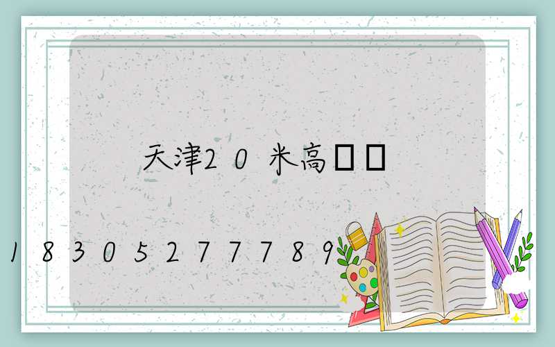 天津20米高桿燈