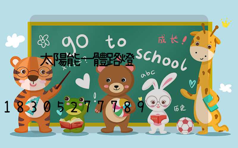 太陽能一體路燈