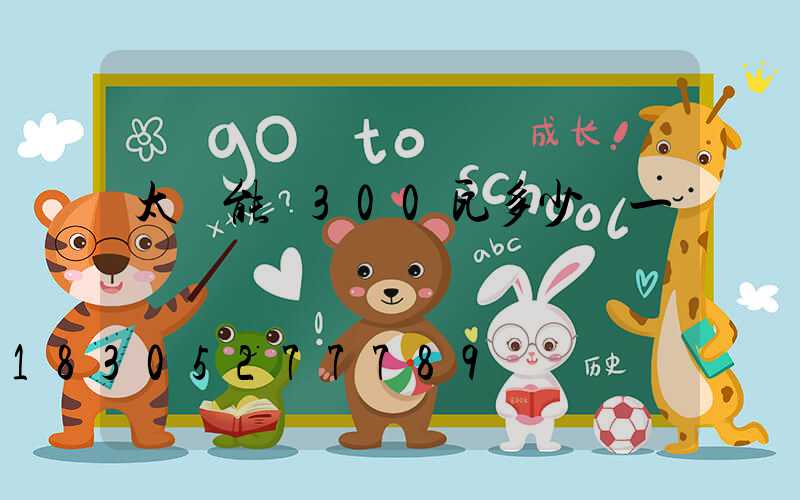 太陽能燈300瓦多少錢一盞