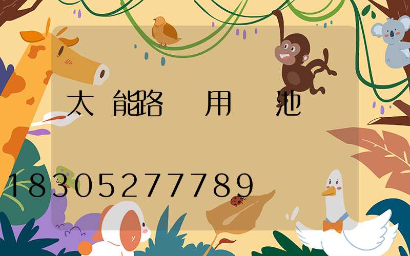 太陽能路燈專用鋰電池