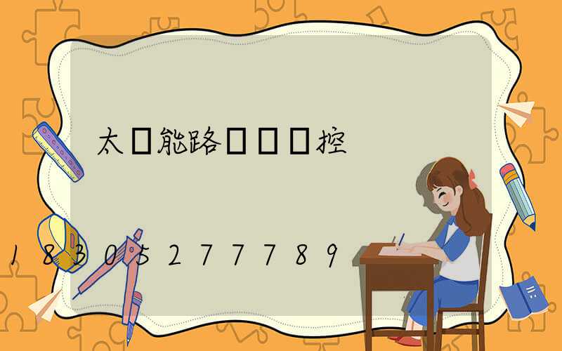 太陽能路燈帶監控