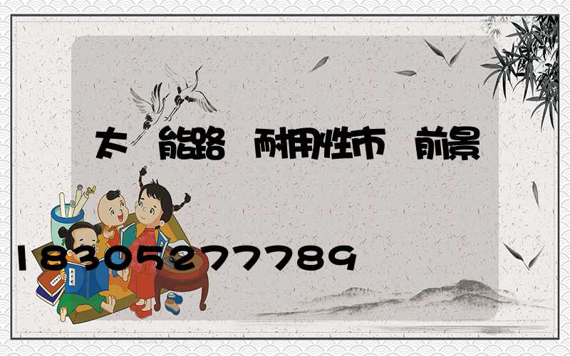 太陽能路燈耐用性市場前景
