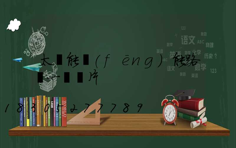 太陽能風(fēng)能路燈一體圖片