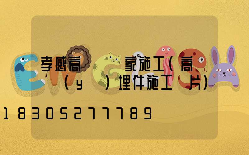 孝感高桿燈廠家施工(高桿燈預(yù)埋件施工圖片)