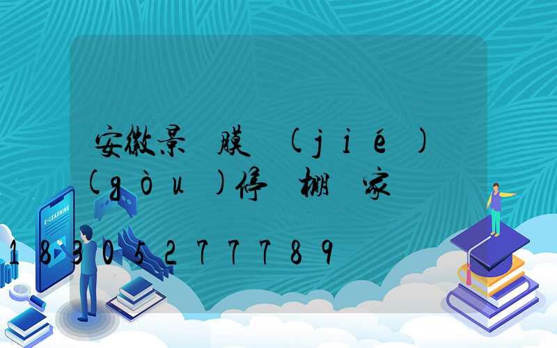 安徽景觀膜結(jié)構(gòu)停車棚廠家