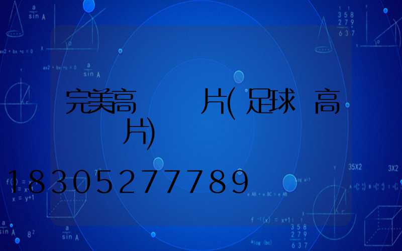 完美高桿燈圖片(足球場高桿燈圖片)