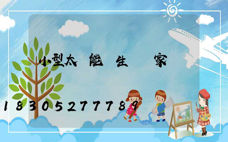 小型太陽能燈生產廠家