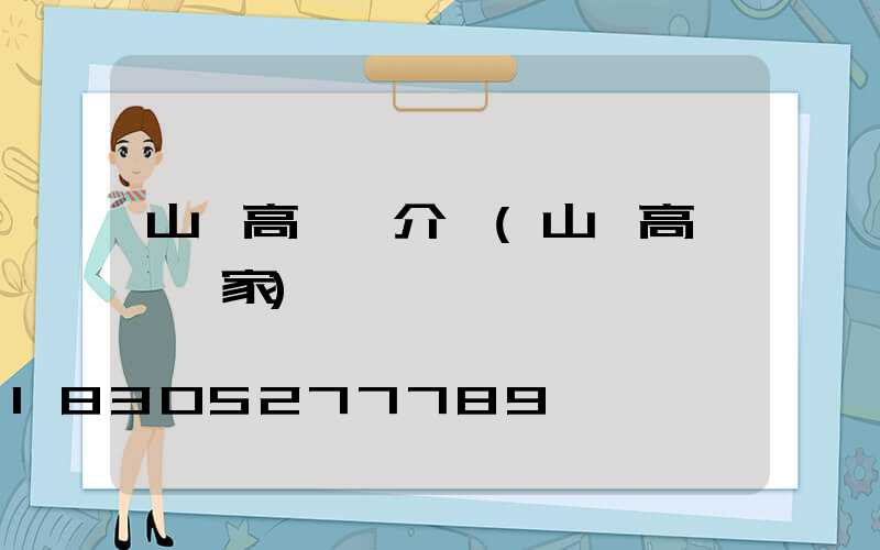 山東高桿燈介紹(山東高桿燈廠家)