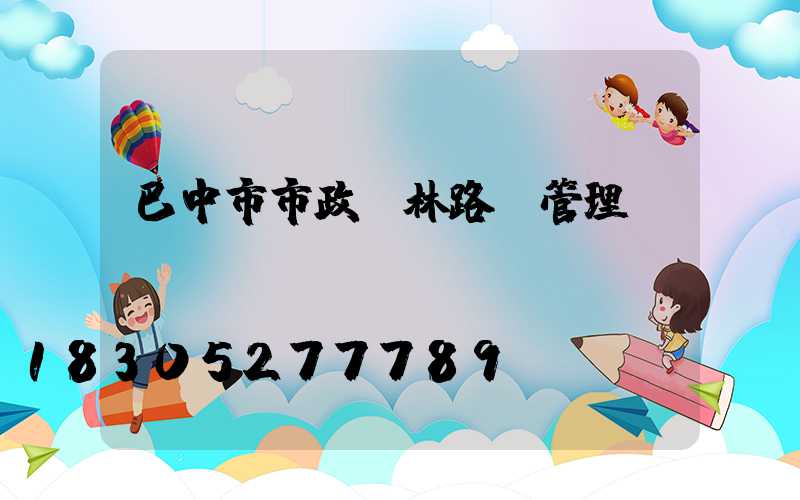 巴中市市政園林路燈管理處處長馬軍