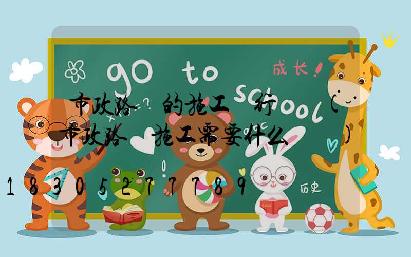 市政路燈的施工執行標準(市政路燈施工需要什么資質)