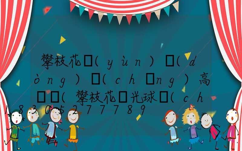 攀枝花運(yùn)動(dòng)場(chǎng)高桿燈(攀枝花燈光球場(chǎng))