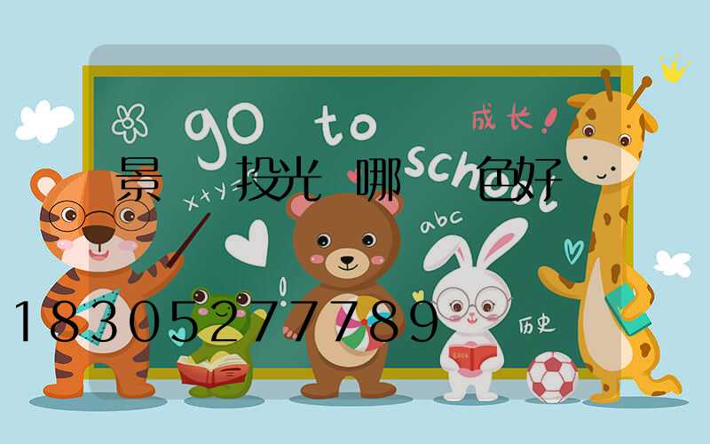 景觀樹投光燈哪個顏色好