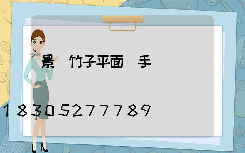 景觀竹子平面圖手繪