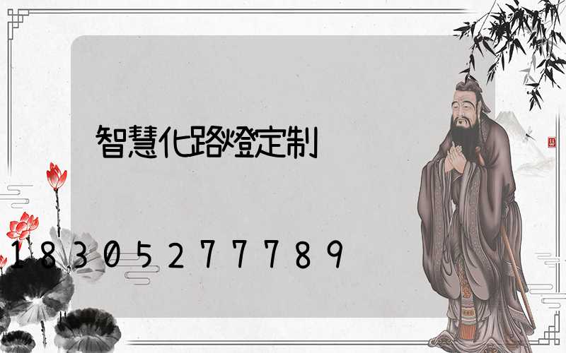 智慧化路燈定制