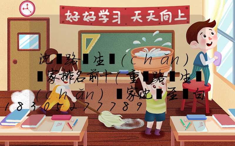 沈陽路燈生產(chǎn)廠家排名前十(重慶路燈生產(chǎn)廠家沈陽至長白山列車)