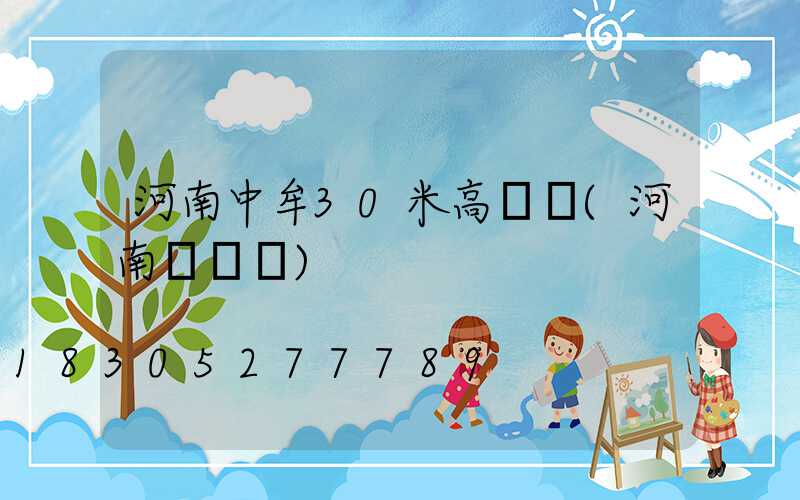 河南中牟30米高桿燈(河南燈桿廠)