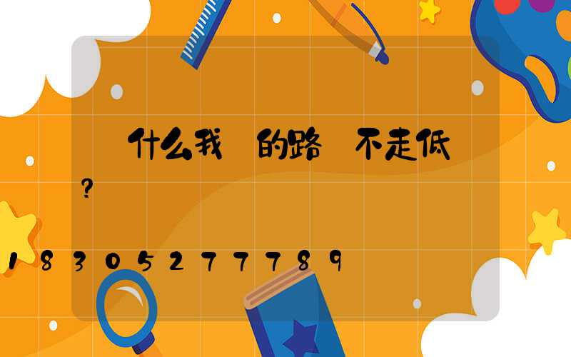為什么我們的路燈不走低價？