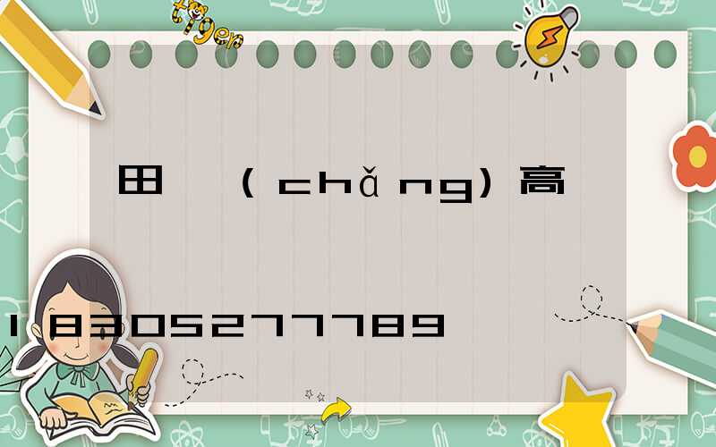 田徑場(chǎng)高桿燈