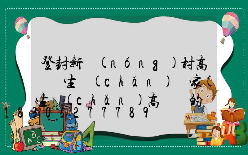登封新農(nóng)村高桿燈生產(chǎn)廠家(生產(chǎn)高桿燈的廠家)