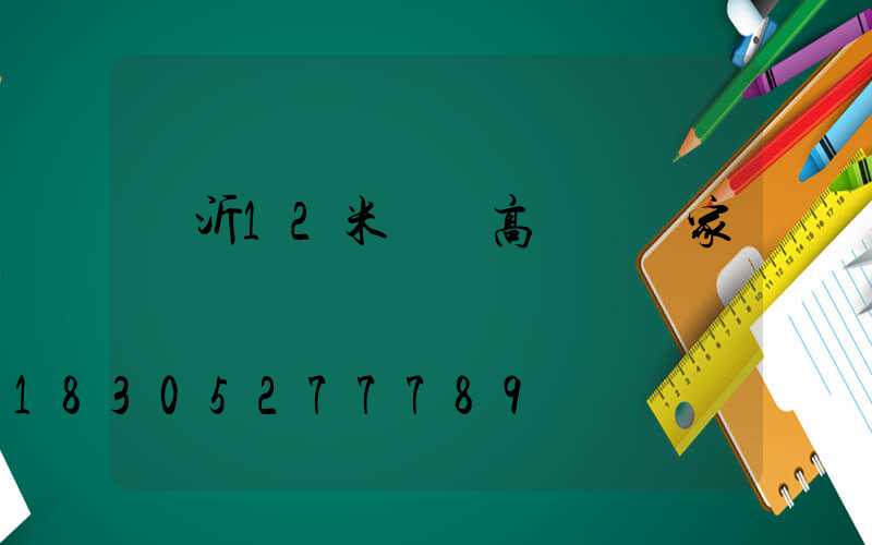 臨沂12米廣場高桿燈廠家