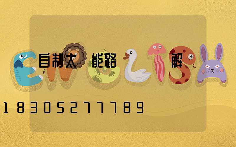 自制太陽能路燈組裝圖解