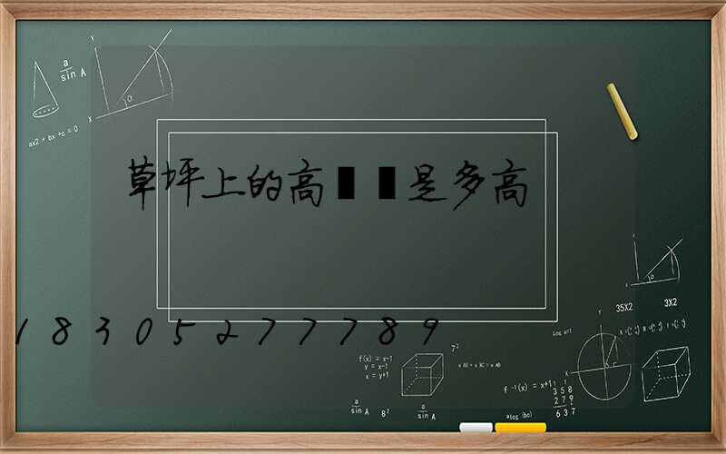 草坪上的高桿燈是多高