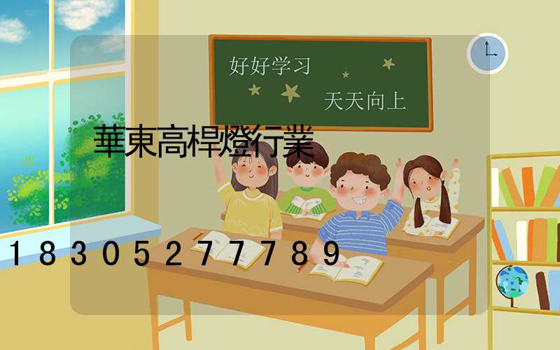 華東高桿燈行業