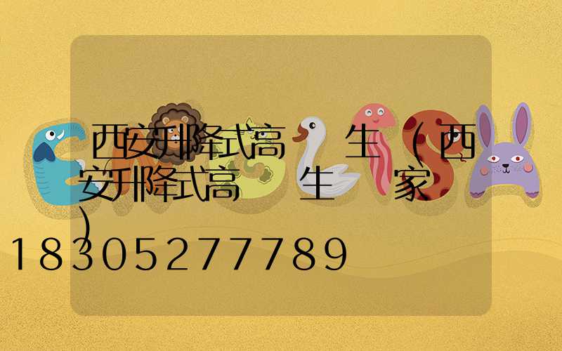 西安升降式高桿燈生產(西安升降式高桿燈生產廠家電話)