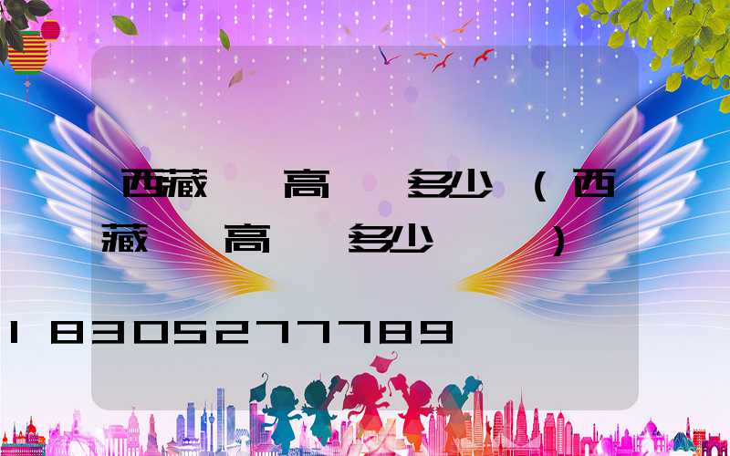 西藏碼頭高桿燈多少錢(西藏碼頭高桿燈多少錢一盞)