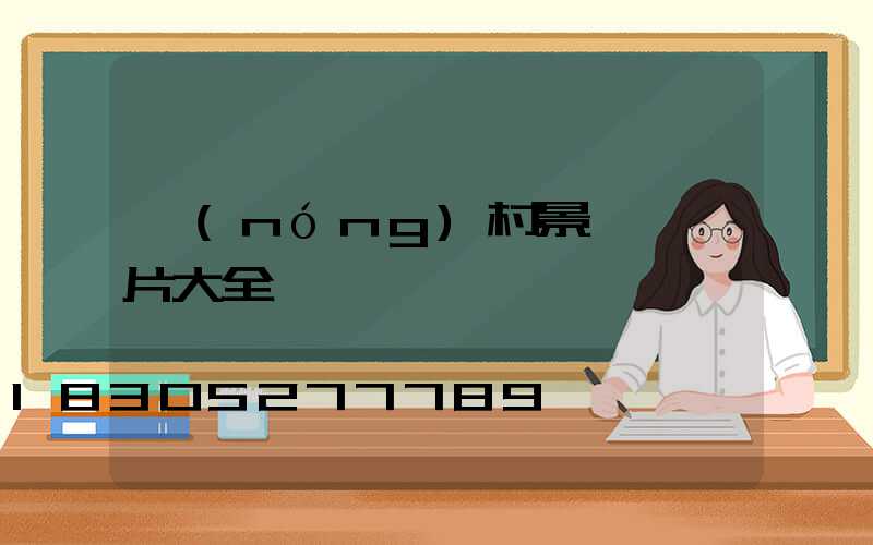 農(nóng)村景觀墻圖片大全