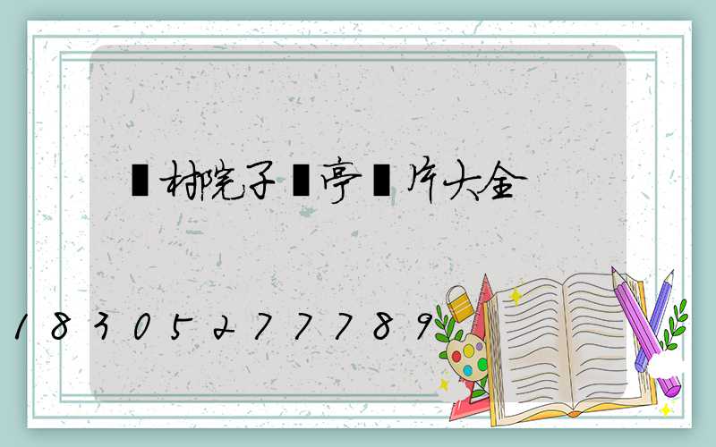 農村院子涼亭圖片大全