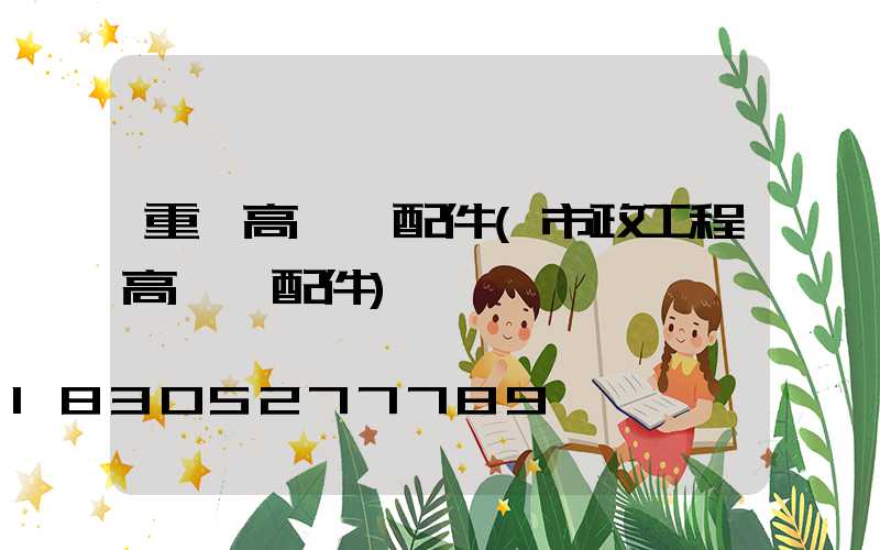 重慶高桿燈配件(市政工程高桿燈配件)
