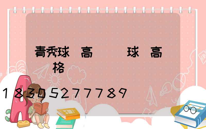 青秀球場高桿燈(球場高桿燈價格)