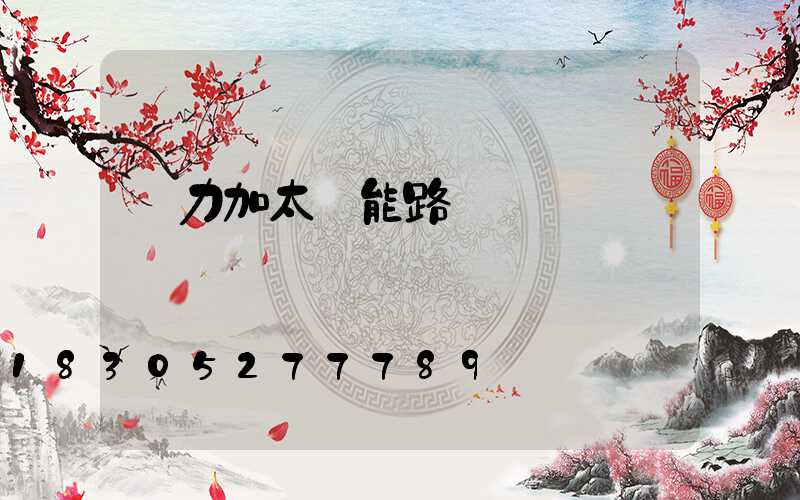 風力加太陽能路燈