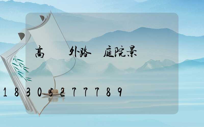 高檔戶外路燈庭院景觀燈