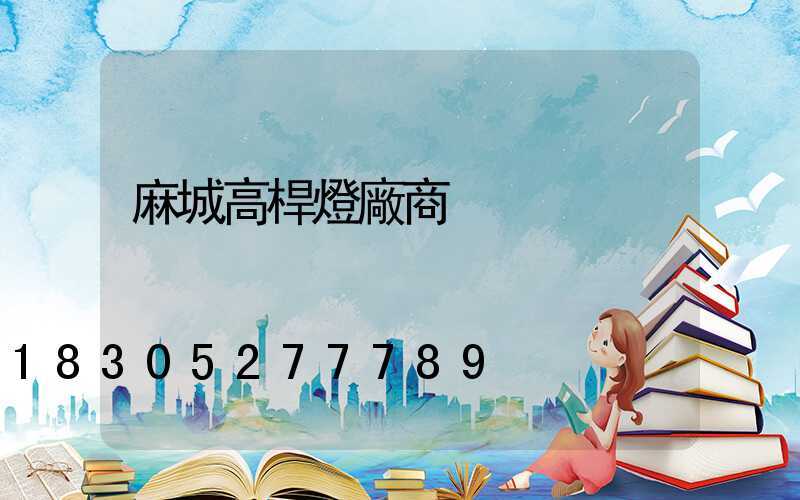 麻城高桿燈廠商